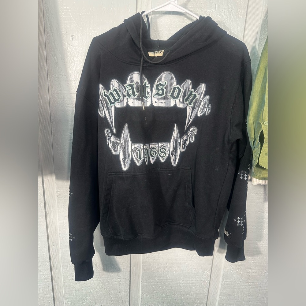 Watson Black Long Sleeve Hoodie Size Small EUC